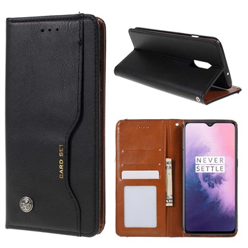 Card Set Series OnePlus 7 Wallet Case - Black