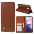 Card Set Series OnePlus 7 Wallet Case - Brown