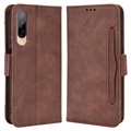 Cardholder Series HTC Desire 22 Pro Wallet Case - Brown