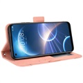 Cardholder Series HTC Desire 22 Pro Wallet Case - Pink