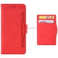 Cardholder Series HTC Desire 22 Pro Wallet Case - Red