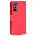 Cardholder Series Honor 10X Lite Wallet Case - Red