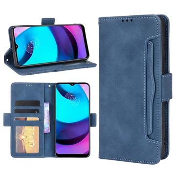 Cardholder Series Motorola Moto E20 Wallet Case - Blue