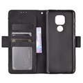 Cardholder Series Motorola Moto E7 Plus Wallet Case - Black