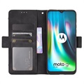 Cardholder Series Motorola Moto E7 Plus Wallet Case - Black