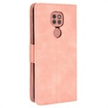 Cardholder Series Motorola Moto E7 Plus Wallet Case - Pink