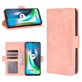 Cardholder Series Motorola Moto E7 Plus Wallet Case - Pink