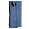 Cardholder Series Samsung Galaxy A22 5G, Galaxy F42 5G  Wallet Case - Blue