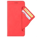 Cardholder Series Samsung Galaxy A22 5G, Galaxy F42 5G Wallet Case - Red