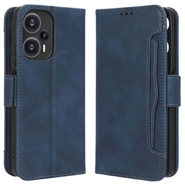 Xiaomi Redmi Note 12 Turbo/Poco F5 Cardholder Series Wallet Case - Blue