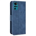 Cardholder Series Motorola Moto G22 Wallet Case - Blue