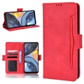 Cardholder Series Motorola Moto G22 Wallet Case - Red