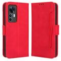 Cardholder Series Xiaomi 12T/12T Pro Wallet Case - Red