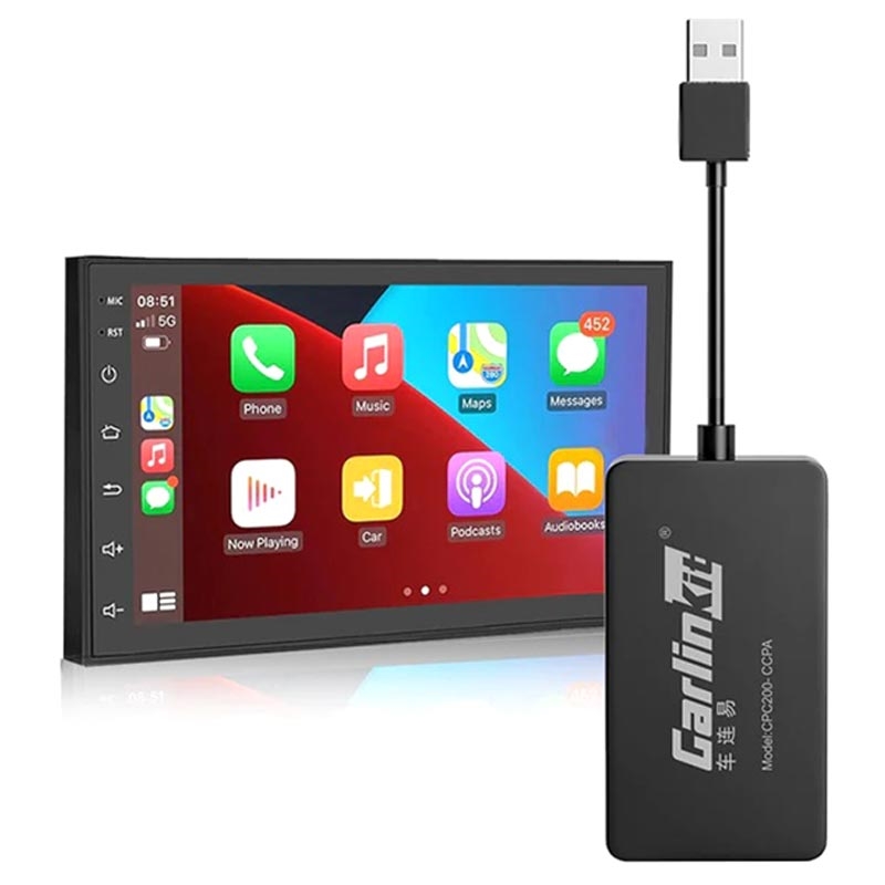 Carlinkit CPC200-CCPA Wireless CarPlay / Android Auto Adapter - Black