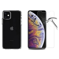 iPhone 11 Case w/ 2x Tempered Glass Screen Protector - 9H