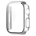 Apple Watch Series 7 Case with Tempered Glass Screen Protector - 41mm - Silver