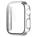 Apple Watch Series 7 Case with Tempered Glass Screen Protector - 45mm - Silver