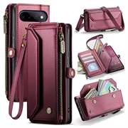 Google Pixel 11 Pro XL CaseMe C36 RFID Blocking Wallet Case - Red