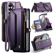 Samsung Galaxy Z Fold8 Ultra CaseMe C36 RFID Blocking Wallet Case - Purple