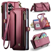 Samsung Galaxy Z Fold8 Ultra CaseMe C36 RFID Blocking Wallet Case - Red
