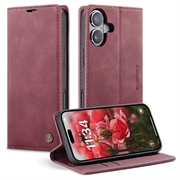 iPhone 16 Plus Caseme 013 Series Wallet Case - Wine Red