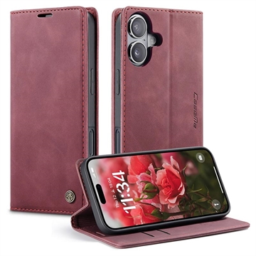 iPhone 16 Plus Caseme 013 Series Wallet Case - Wine Red
