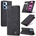 Xiaomi Redmi Note 12 Pro Caseme 013 Series Wallet Case - Black