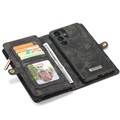 Caseme 2-in-1 Multifunctional Samsung Galaxy S22 Ultra 5G Wallet Case - Black