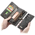 Caseme 2-in-1 Multifunctional Samsung Galaxy S22 Ultra 5G Wallet Case - Black