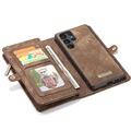 Caseme 2-in-1 Multifunctional Samsung Galaxy S22 Ultra 5G Wallet Case - Brown