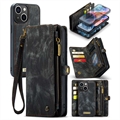 Caseme 2-in-1 Multifunctional iPhone 15 Plus Wallet Case - Black