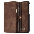 iPhone 7 Plus / iPhone 8 Plus Caseme 2-in-1 Wallet Case - Brown