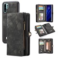 Caseme 2-in-1 Multifunctional Huawei P30 Pro Wallet Case - Grey