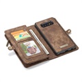 CaseMe 2-in-1 Multifunctional Samsung Galaxy S10+ Wallet Case - Brown