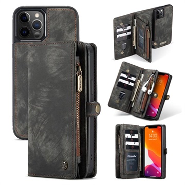 Caseme 2-in-1 Multifunctional iPhone 12/12 Pro Wallet Case - Black