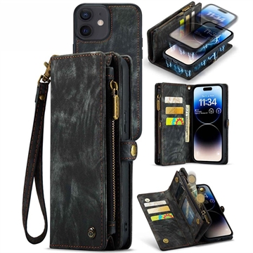 Caseme 2-in-1 Multifunctional iPhone 12/12 Pro Wallet Case - Black