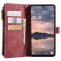 Caseme C30 Multifunctional Samsung Galaxy A33 5G Wallet Case - Red