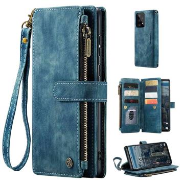 Caseme C30 Multifunctional Samsung Galaxy A53 5G Wallet Case - Blue