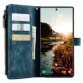 Caseme C30 Multifunctional Samsung Galaxy S22 Ultra 5G Wallet Case - Blue