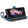 Caseme C30 Multifunctional Samsung Galaxy Z Fold4 5G Wallet Case - Blue