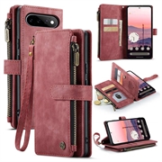Google Pixel 11/11 Pro Caseme C30 Multifunctional Wallet Case - Red