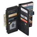 Caseme C30 Multifunctional Samsung Galaxy S22 Ultra 5G Wallet Case - Black