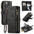Caseme C30 Multifunctional iPhone 14 Wallet Case - Black