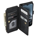 Caseme C30 Multifunctional iPhone 14 Pro Wallet Case - Black