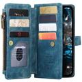 Caseme C30 Multifunctional iPhone 14 Max Wallet Case - Blue