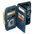 Caseme C30 Multifunctional iPhone 14 Max Wallet Case - Blue