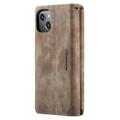 Caseme C30 Multifunctional iPhone 14 Max Wallet Case - Brown