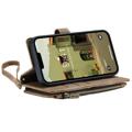 Caseme C30 Multifunctional iPhone 14 Max Wallet Case - Brown