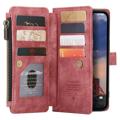 Caseme C30 Multifunctional iPhone 14 Max Wallet Case - Red