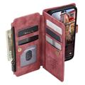 Caseme C30 Multifunctional iPhone 14 Pro Wallet Case - Red